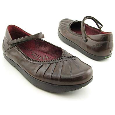 Earth Womens Mary Janes Size 7.5 M 102651WCLF03 Pirouette 4 Mahogany Leather