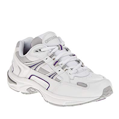 Vionic Women's Walker Classic Shoes, 9.5 B(M) US, White/Purple