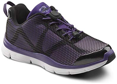 Dr. Comfort Womens Katy Purple Diabetic Athletic Lace Shoe