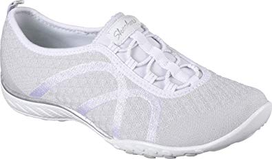 Skechers Relaxed Fit Breathe Easy Fortune Knit Womens Bungee Sneakers