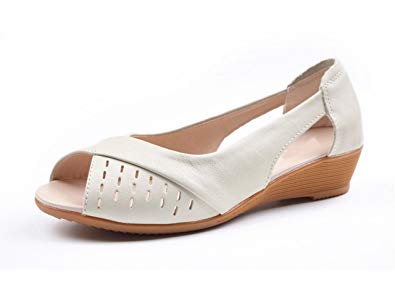 FactoryKrai Summer Shoes Woman Genuine Leather Sandals